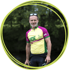 Andrew Lincoln takes part in Ride for Precious Lives 2019 in aid of Children's Hospice South West. Picture: Sian Hewett
